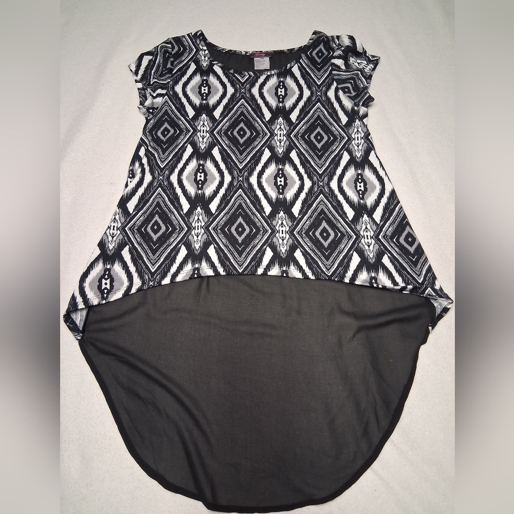 Guilty Chic Black and White Women's Tunic